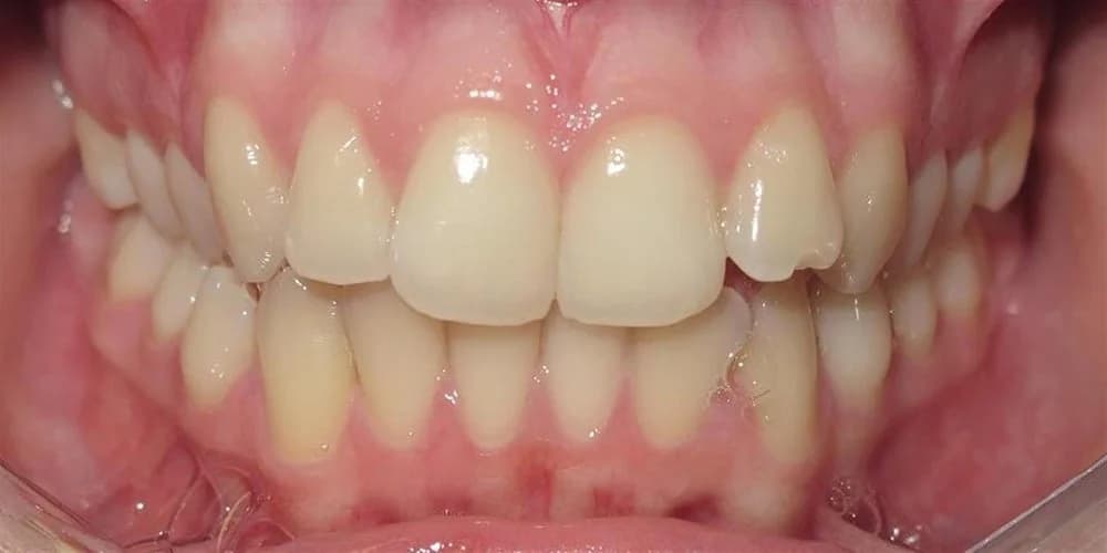 Aligners case ZG before treatment